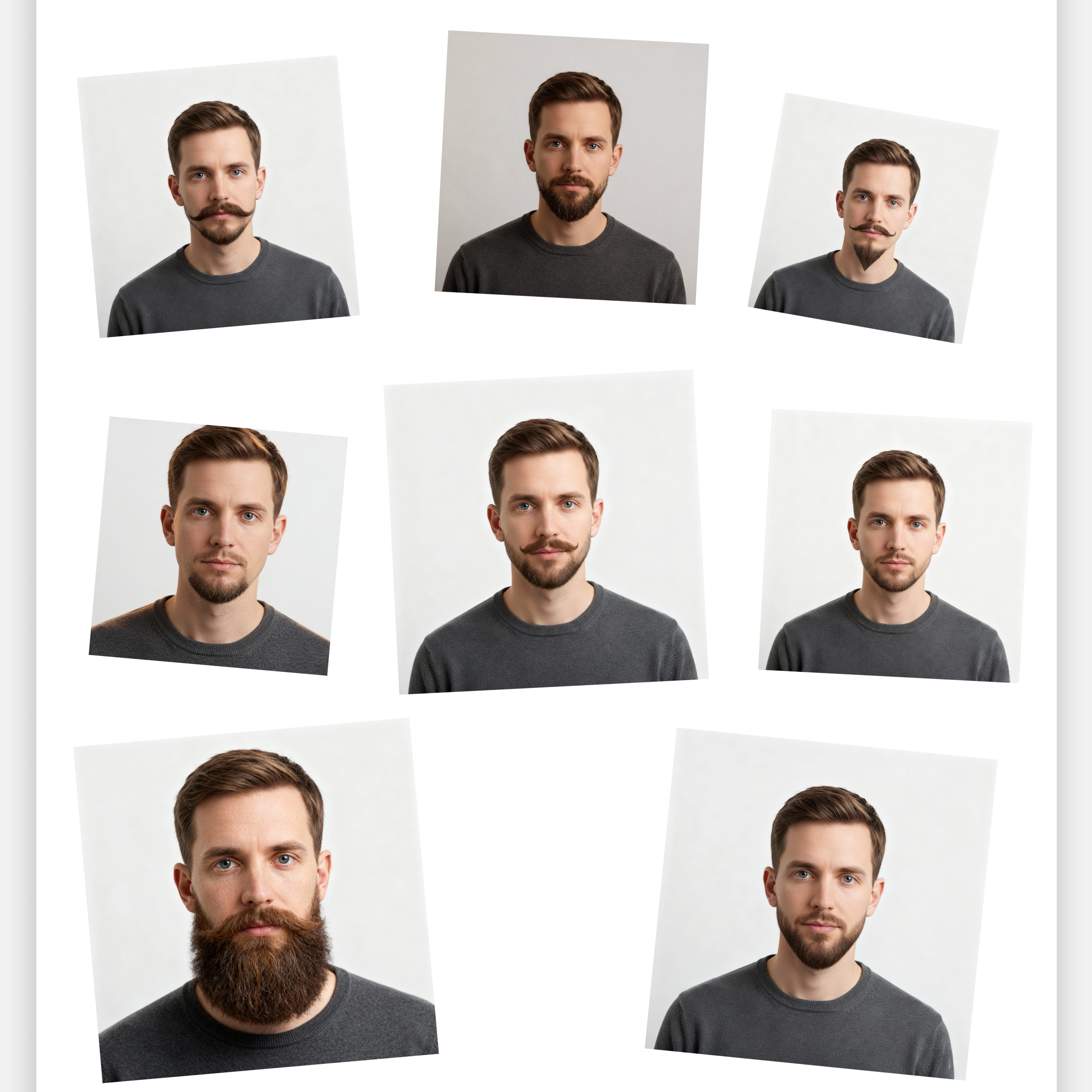 Try Multiple Beard Styles Instantly