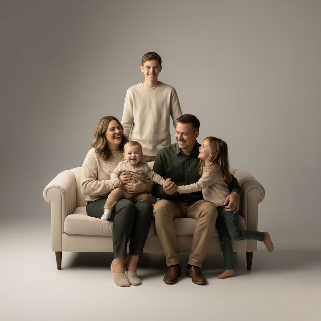 影楼级真实全家福