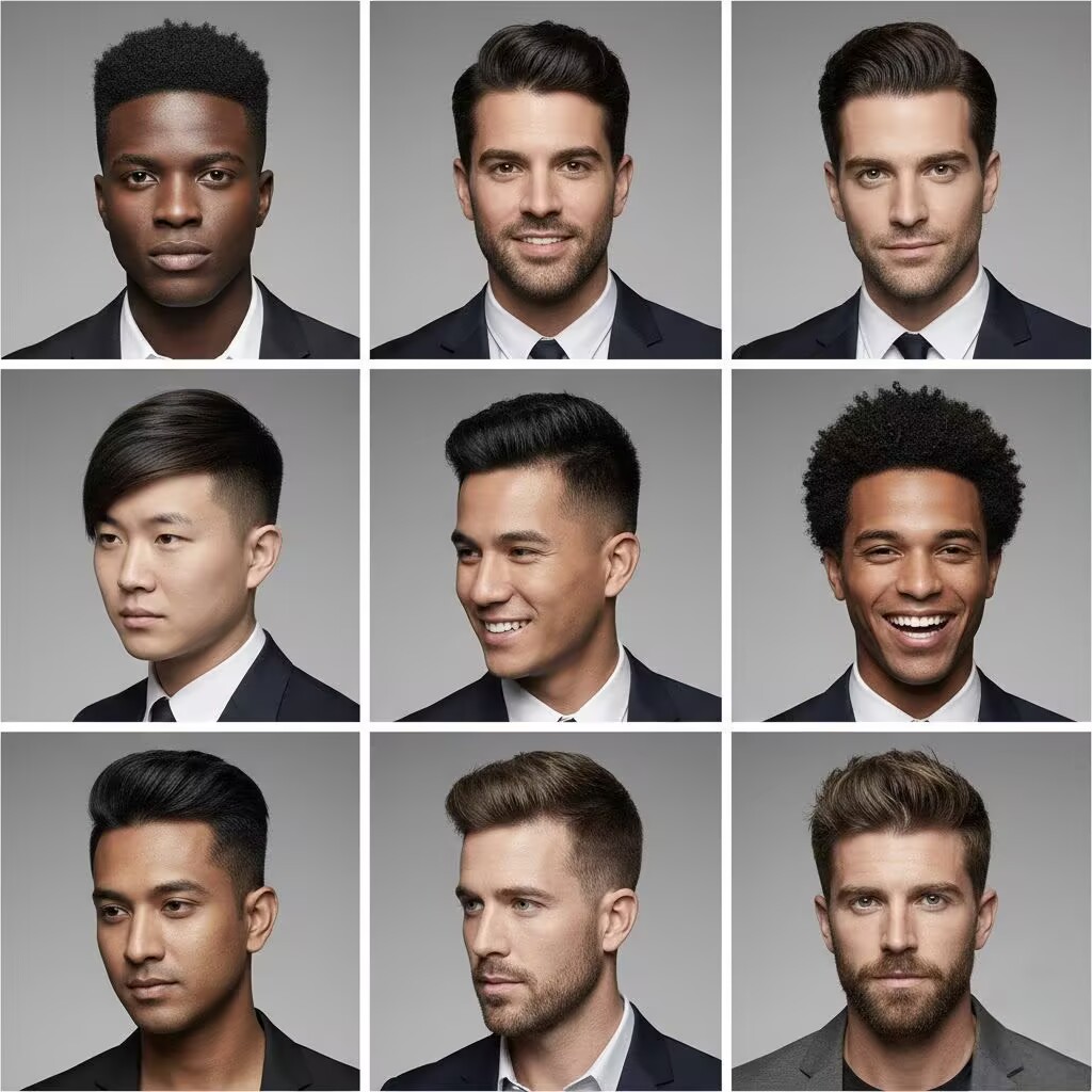 Multiple AI Taper Fade Haircut Styles to Try