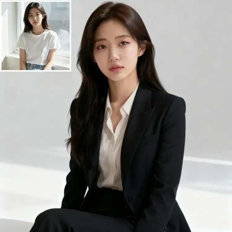 Polished, Professional Idol Look with AI